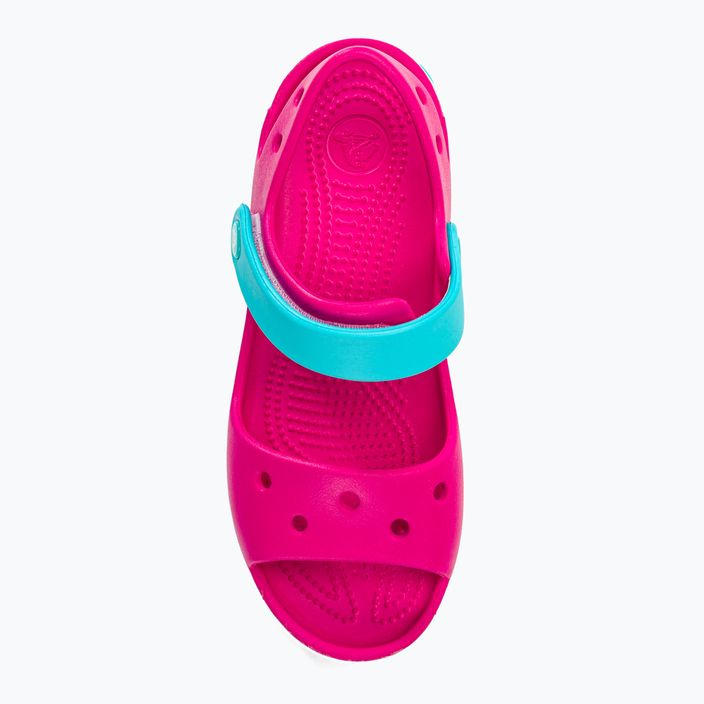 Crocs Crockband Sandale pentru copii roz bomboane/pool 6