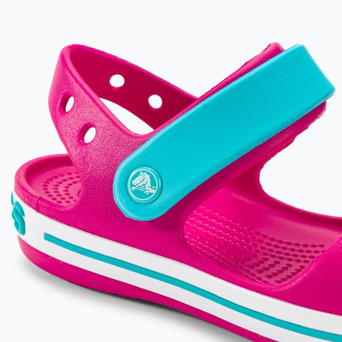 Crocs Crockband Sandale pentru copii roz bomboane/pool 8