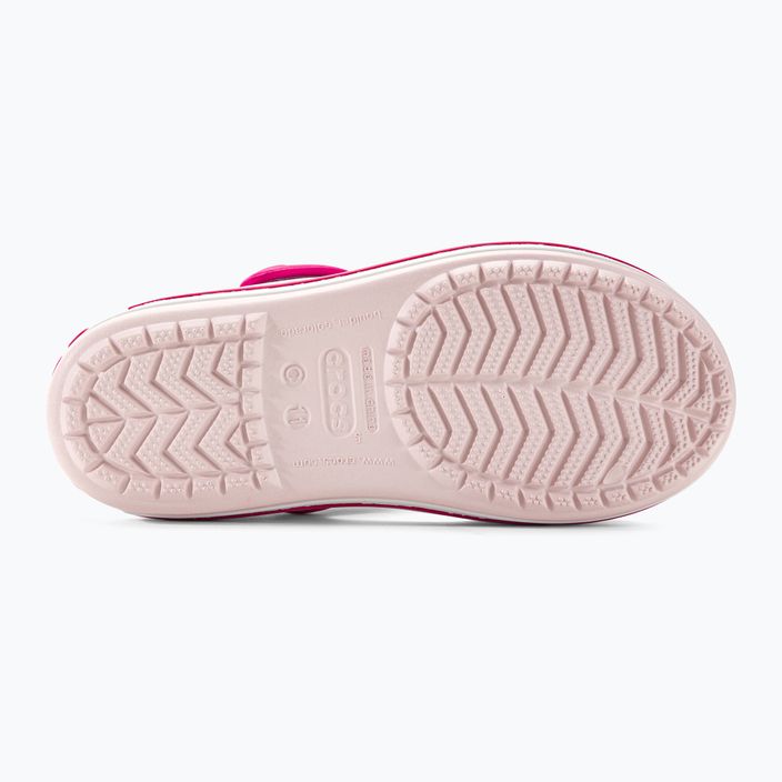 Crocs Crockband Sandale pentru copii abia roz/roz dulce 5