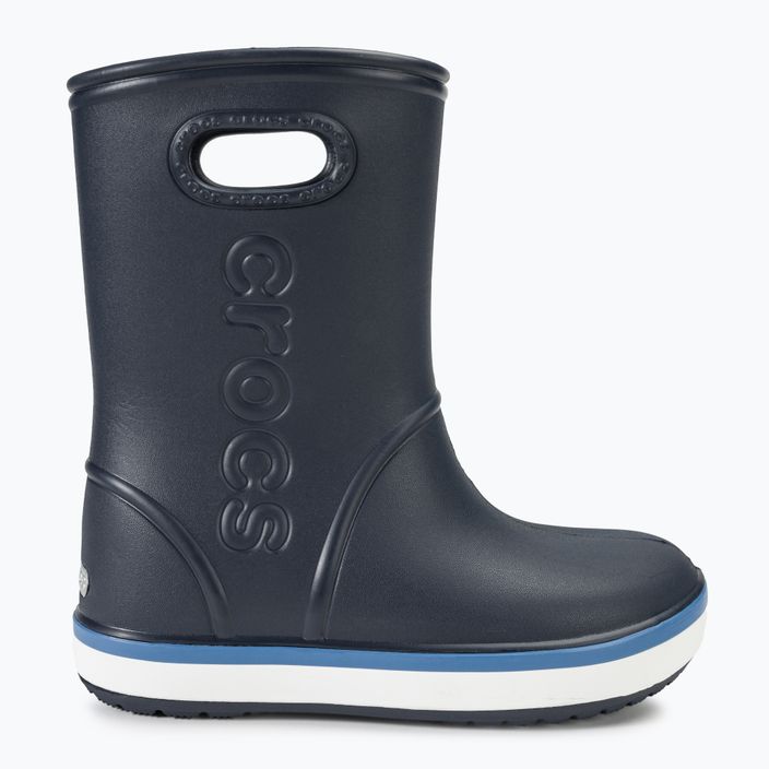 Cizme pentru copii Crocs Crocband Rain Boot Kids navy/bright cobalt 2