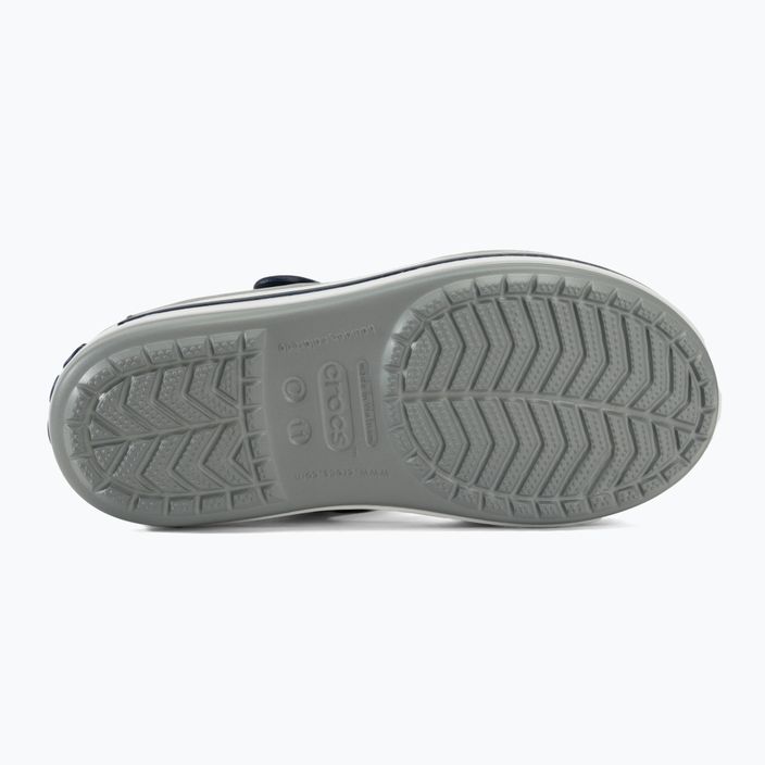 Crocs Crockband Sandale pentru copii gri deschis/marin 4