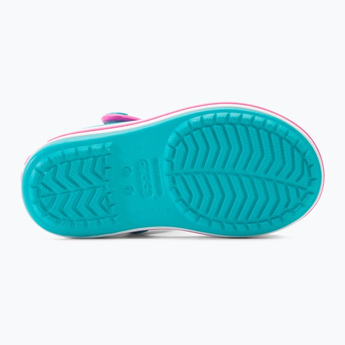Crocs Crockband Sandale pentru copii digital aqua 5