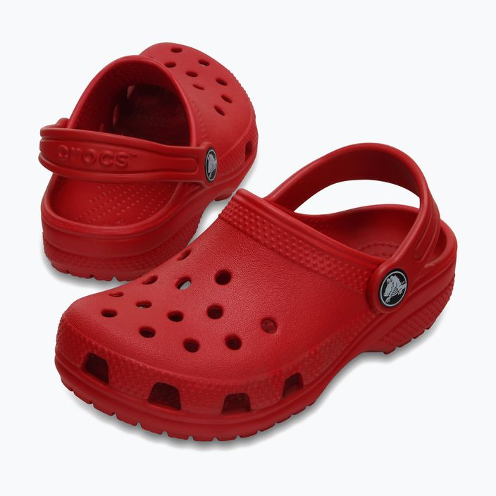 Șlapi pentru copii Crocs Classic Kids Clog roșu 206991 6