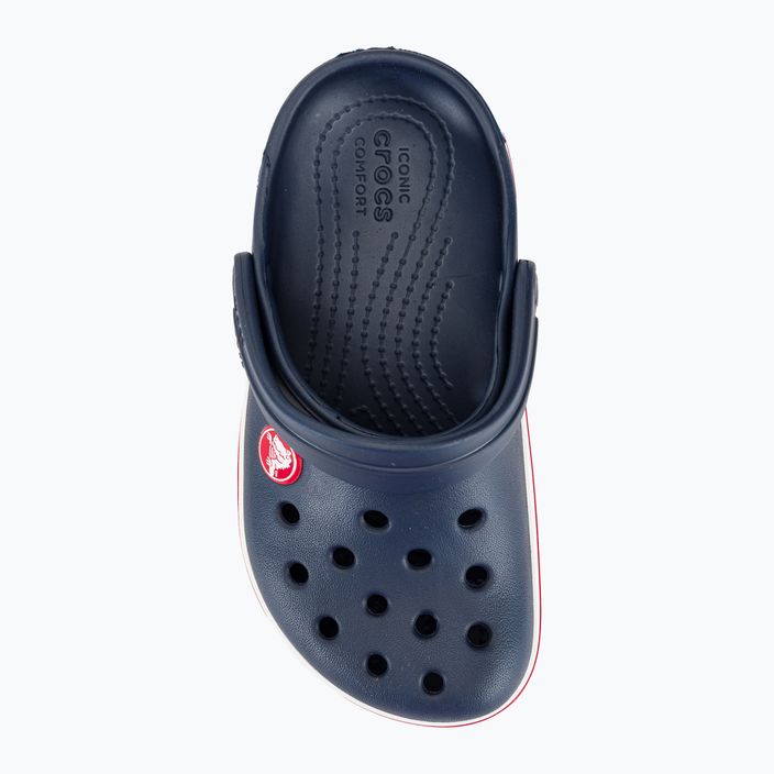 Papuci pentru copii Crocs Crocband Clog navy/red 7