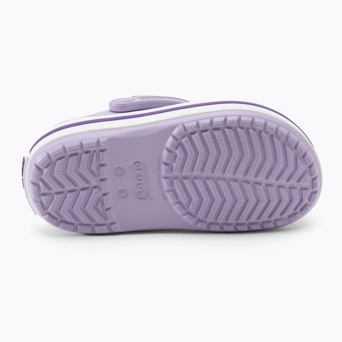 Papuci pentru copii Crocs Crocband Clog lavender/neon 5