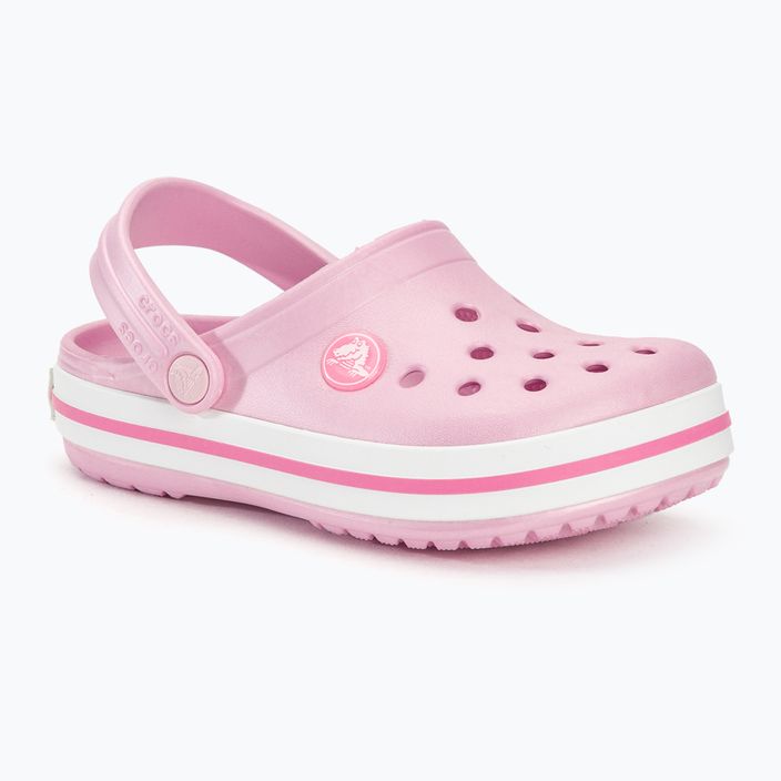 Papuci pentru copii Crocs Crocband Clog ballerina pink 2