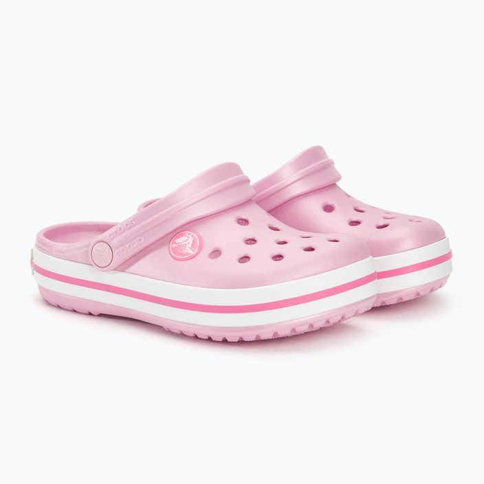 Papuci pentru copii Crocs Crocband Clog ballerina pink 5