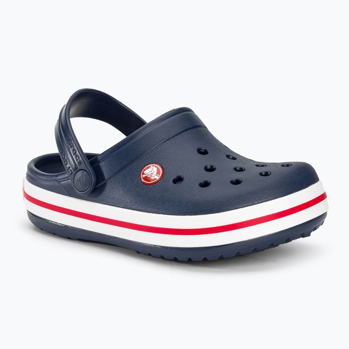 Papuci pentru copii Crocs Crocband Clog navy/red 2
