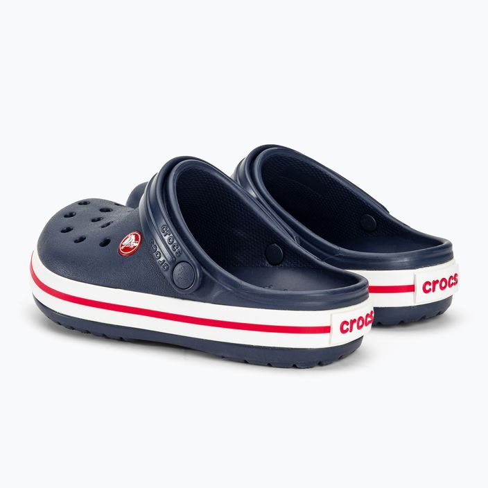 Papuci pentru copii Crocs Crocband Clog navy/red 4