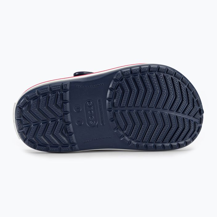 Papuci pentru copii Crocs Crocband Clog navy/red 6