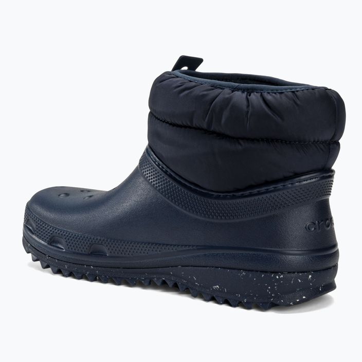 Cizme de zăpadă pentru femei Crocs Classic Neo Puff Shorty navy 3