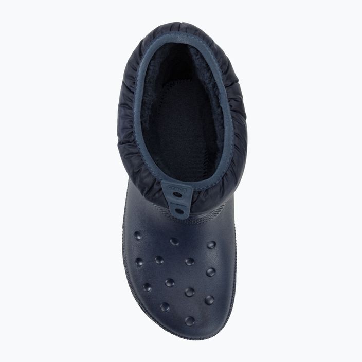 Cizme de zăpadă pentru femei Crocs Classic Neo Puff Shorty navy 5