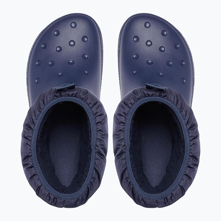 Cizme de zăpadă pentru femei Crocs Classic Neo Puff Shorty navy 11