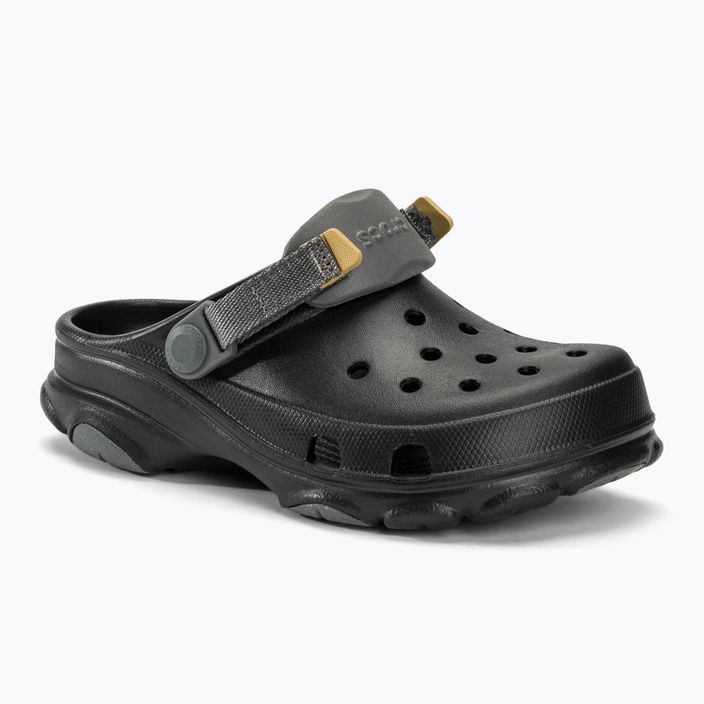 Șlapi Crocs All Terrain negri pentru copii