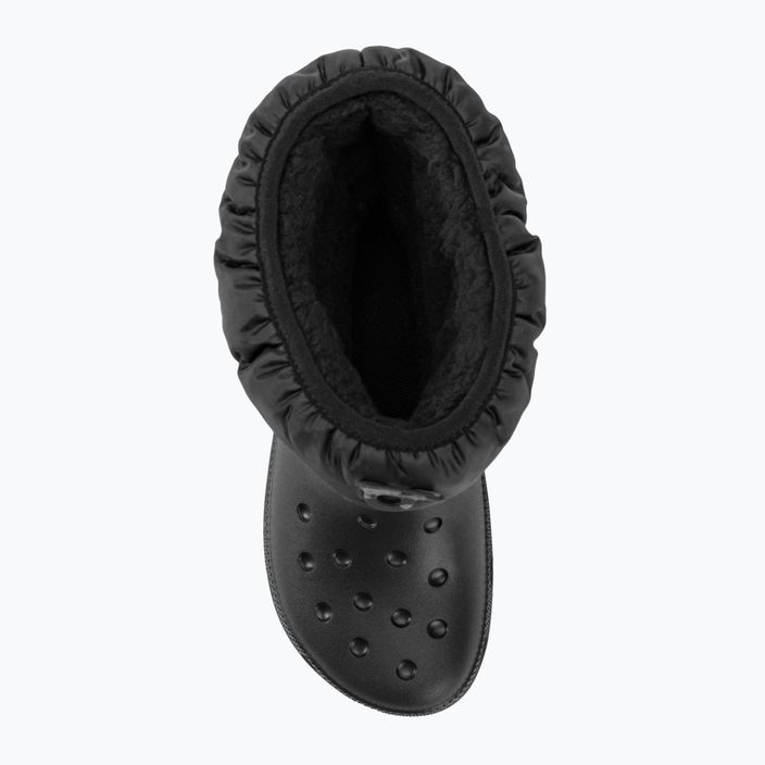 Cizme de zăpadă Crocs Classic Neo Puff junior negru 5