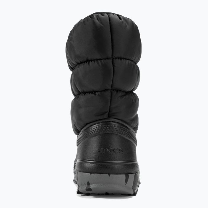 Cizme de zăpadă Crocs Classic Neo Puff junior negru 6