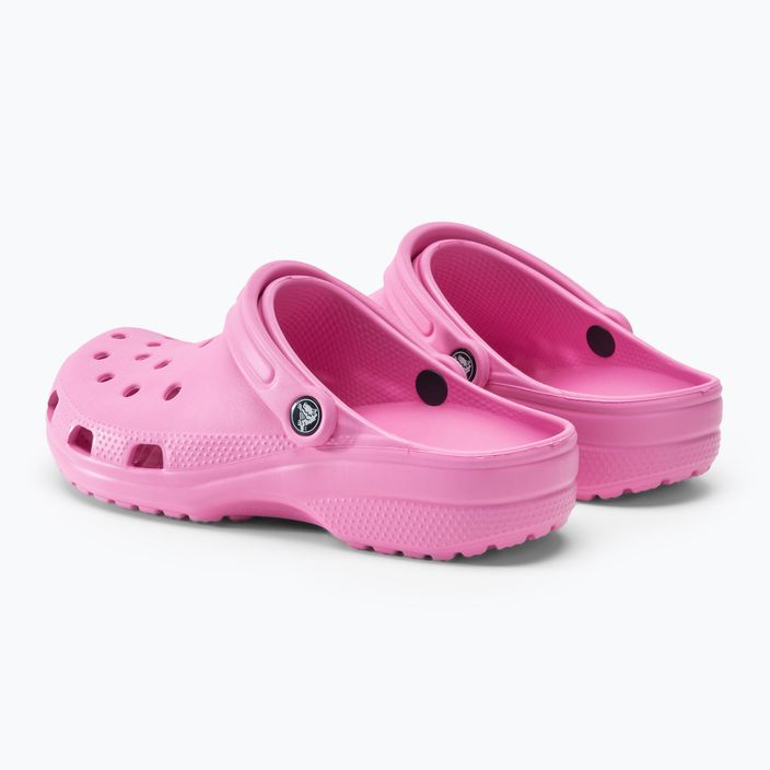 Șlapi Crocs Classic taffy roz pentru bărbați Crocs Classic taffy pink flip-flops 4