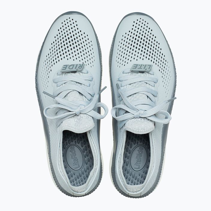 Pantofi Crocs LiteRide 360 Pacer pentru bărbați, gri deschis/gri argintiu 11