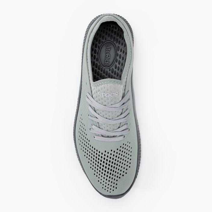 Pantofi Crocs LiteRide 360 Pacer pentru bărbați, gri deschis/gri argintiu 5