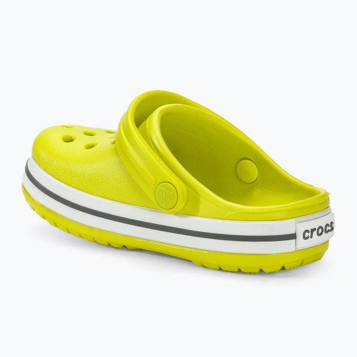Papuci pentru copii Crocs Crocband Clog citrus/grey 4