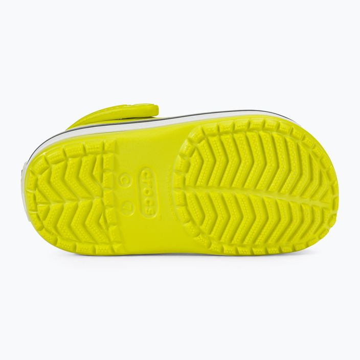 Papuci pentru copii Crocs Crocband Clog citrus/grey 5