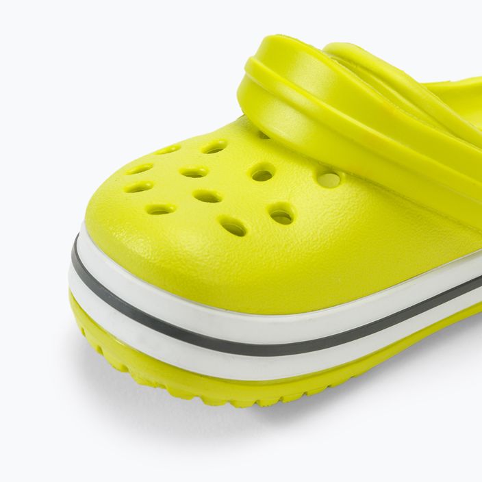 Papuci pentru copii Crocs Crocband Clog citrus/grey 8