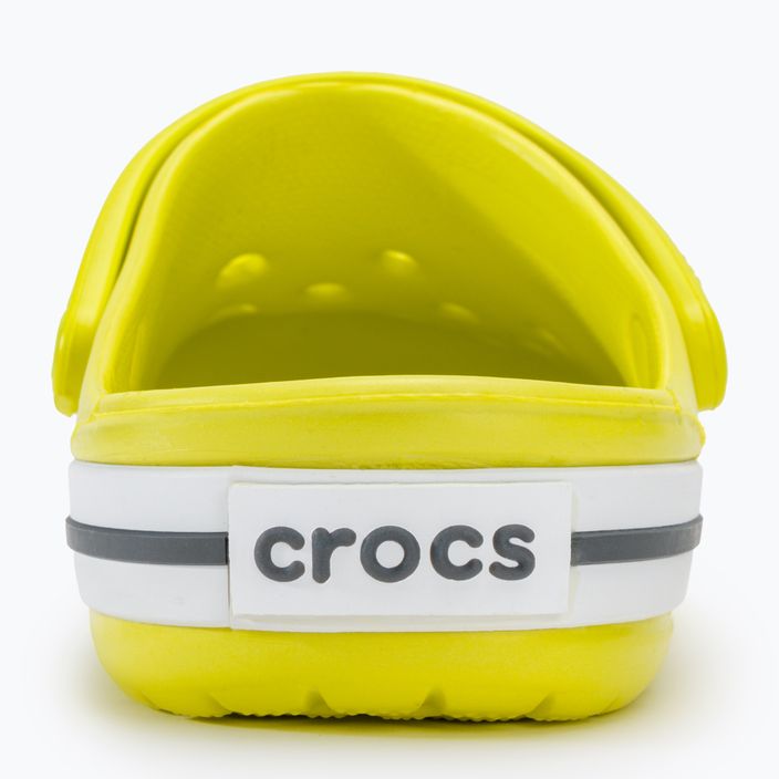 Șlapi de copii Crocs Crocband Clog citrice/gri pentru copii 7