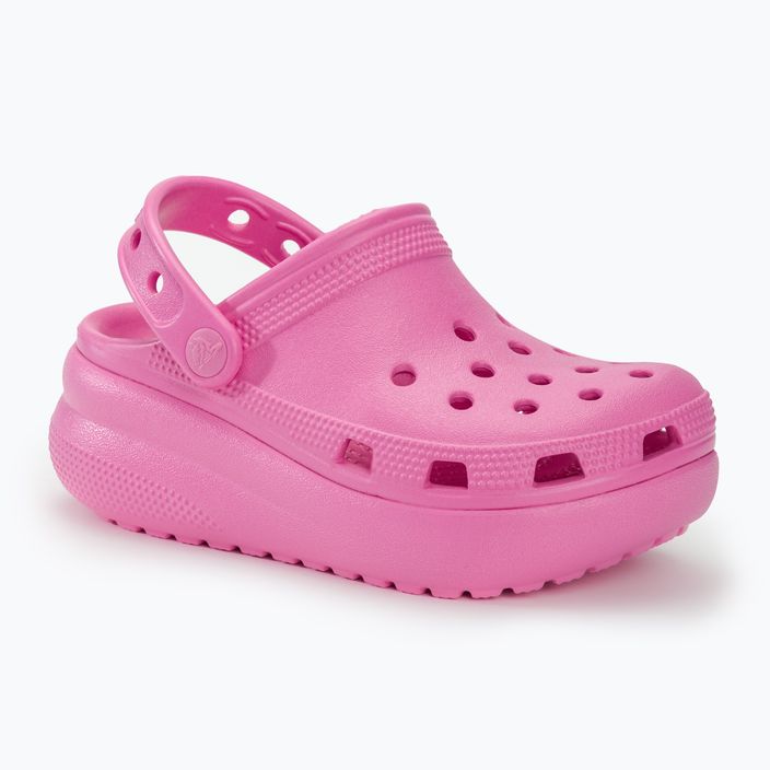 Crocs Cutie Crush flip-flops pentru copii taffy pink 2