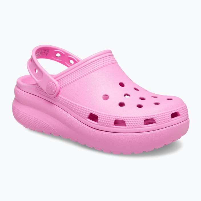 Crocs Cutie Crush flip-flops pentru copii taffy pink 9