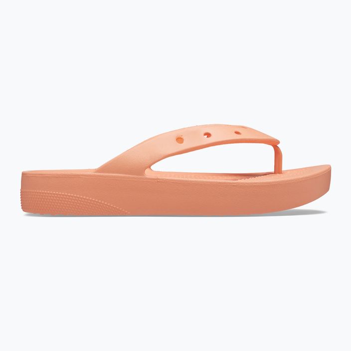 Șlapi de papaya Crocs Classic Platform papaya pentru femei 9