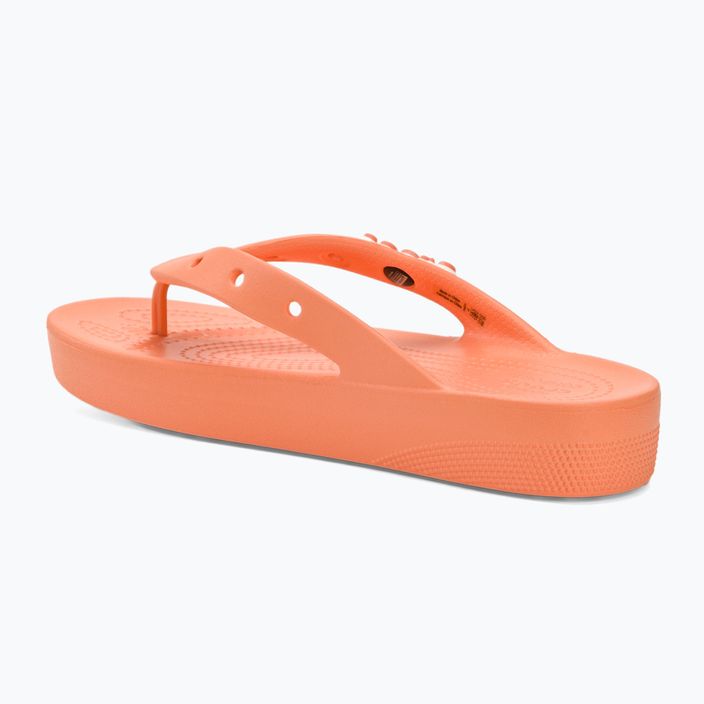 Șlapi de papaya Crocs Classic Platform papaya pentru femei 3