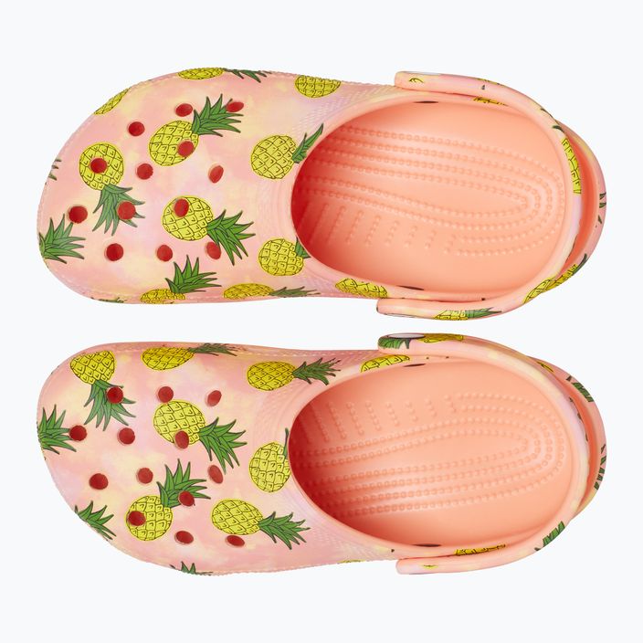 Șlapi Crocs Classic Retro Resort Clog portocaliu 207849-83F flip flop 13