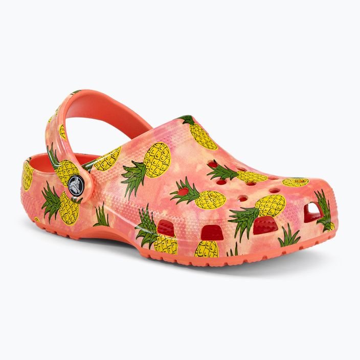 Șlapi Crocs Classic Retro Resort Clog portocaliu 207849-83F flip flop 2