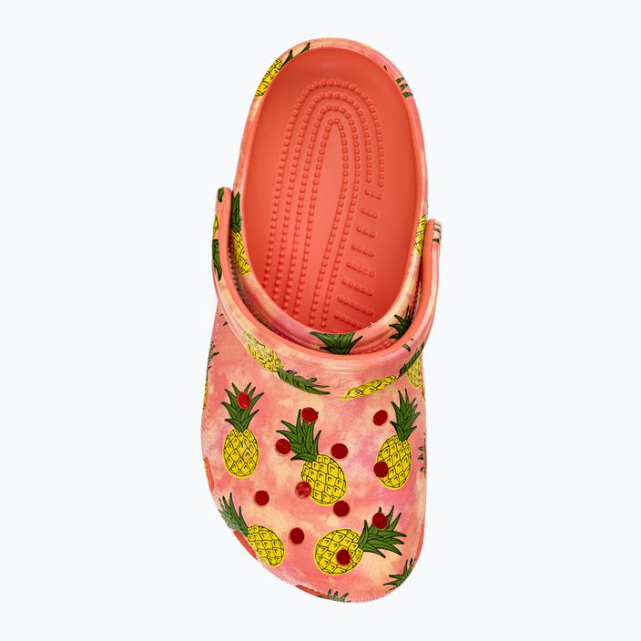 Șlapi Crocs Classic Retro Resort Clog portocaliu 207849-83F flip flop 7