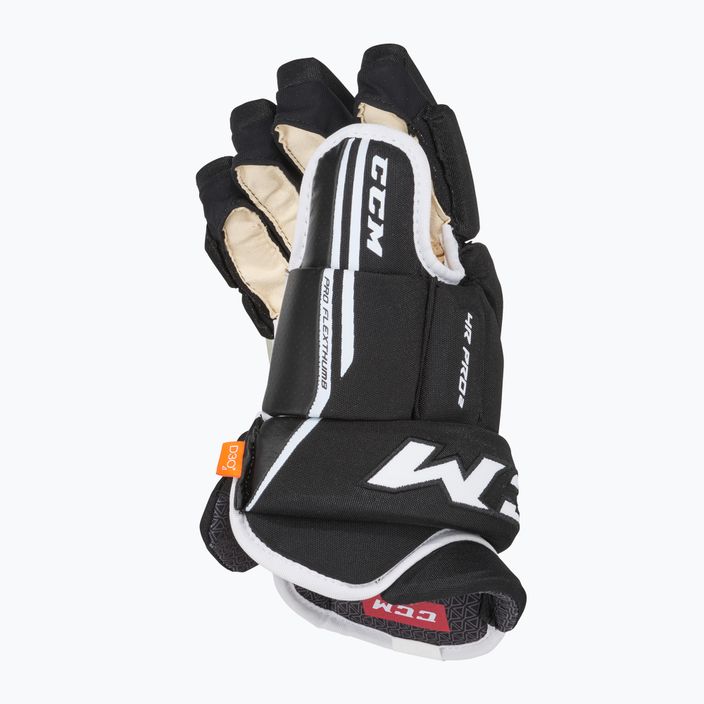 Mănuși de hochei CCM Tacks 4R Pro2 SR black/white 3