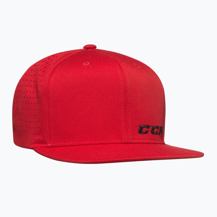 Șapcă CCM Small Logo Flat Brim SR red