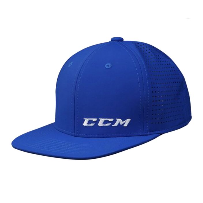 Șapcă CCM Small Logo Flat Brim SR royal 2