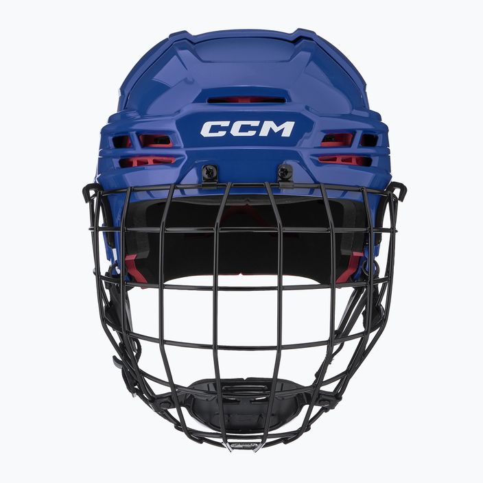 Cască de hochei CCM Tacks 70 Combo royal 2