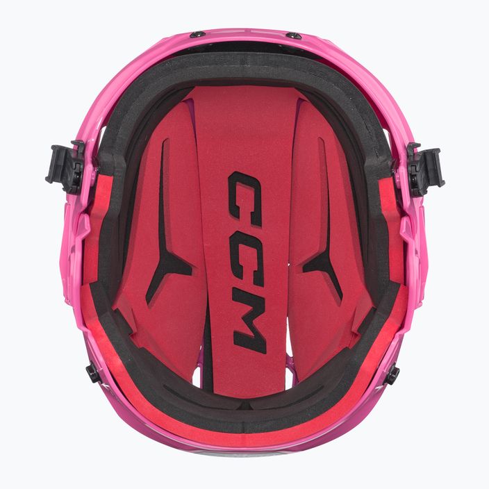 Cască de hochei pentru copii CCM Tacks 70 Combo pink 5