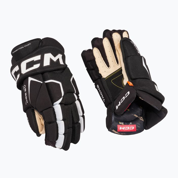 Mănuși de hochei CCM Tacks AS-580 SR black/white