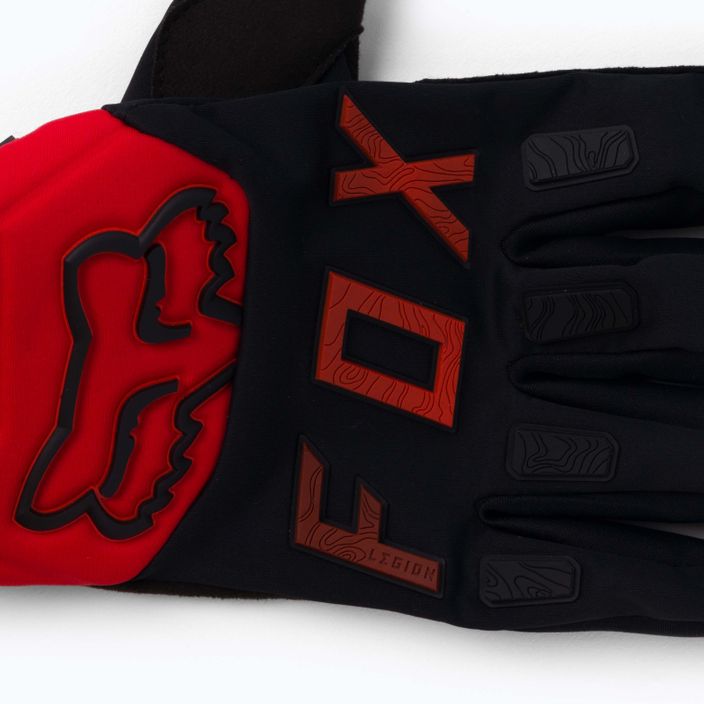 Mănuși de ciclism pentru bărbați FOX Legion negru/roșu 25800_017_S 4