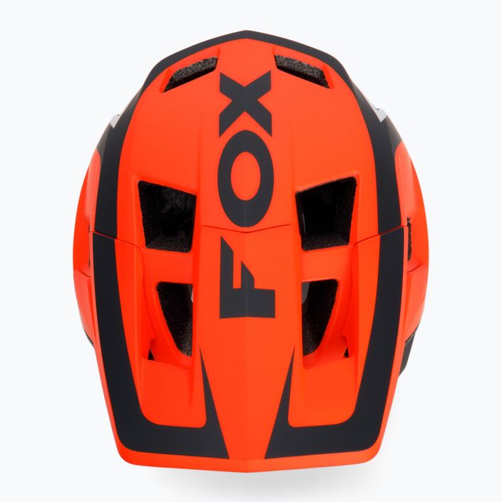 Cască de bicicletă FOX Dropframe Pro Dvide portocaliu-negru 29396 6