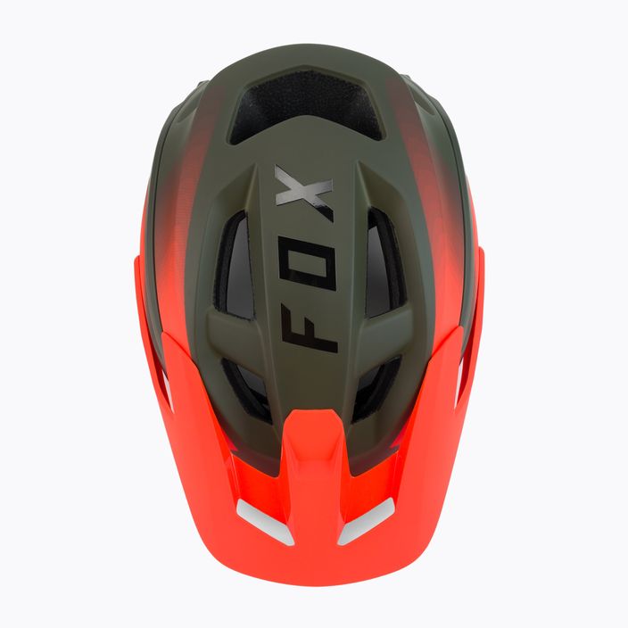 Cască de bicicletă FOX Speedframe Pro Fade verde-portocaliu 29463_099_L 6