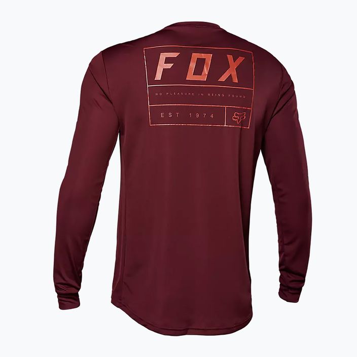 FOX Ranger Swath LS tricou de ciclism pentru bărbați maro 30099_299_S 2