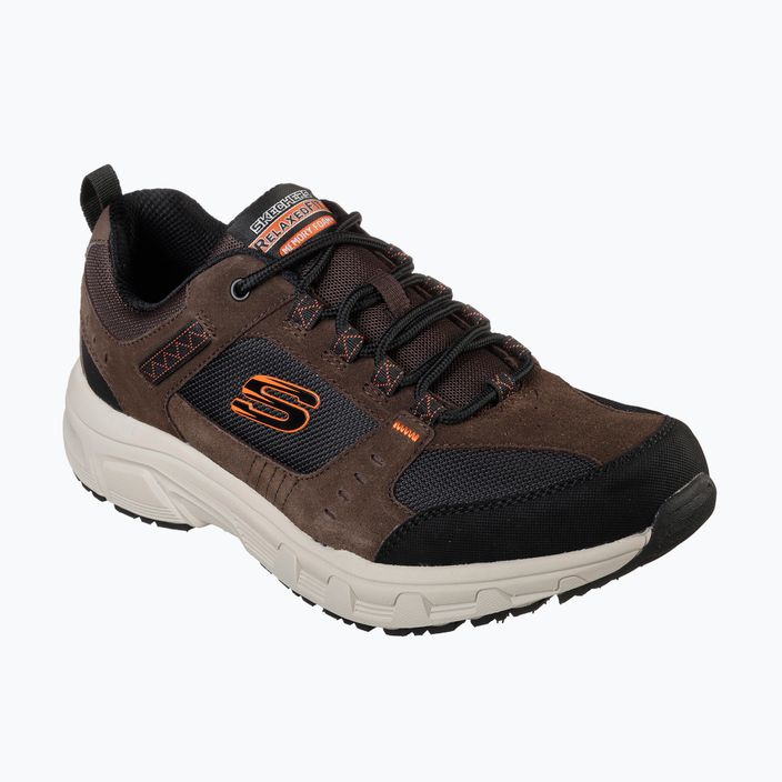 SKECHERS Oak Canyon pantofi de trekking pentru bărbați ciocolată/negru 7