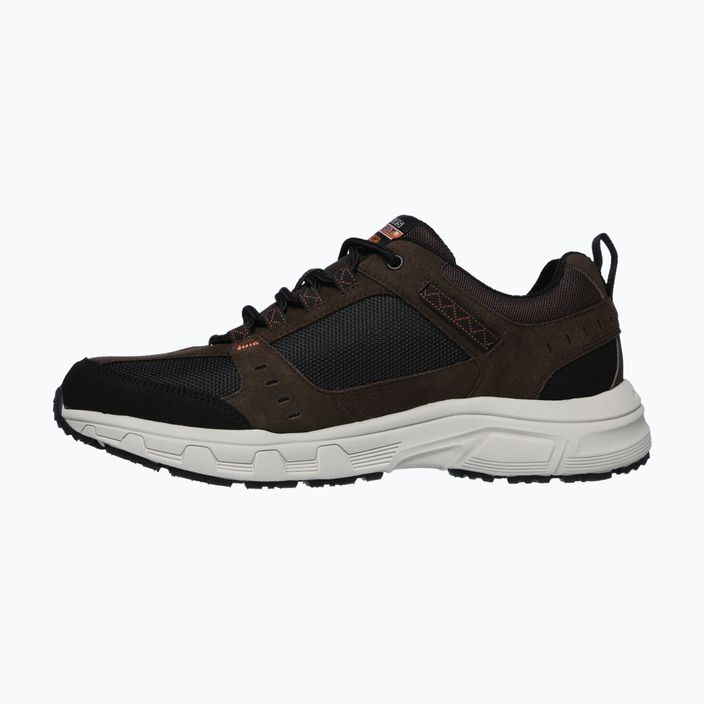 SKECHERS Oak Canyon pantofi de trekking pentru bărbați ciocolată/negru 9