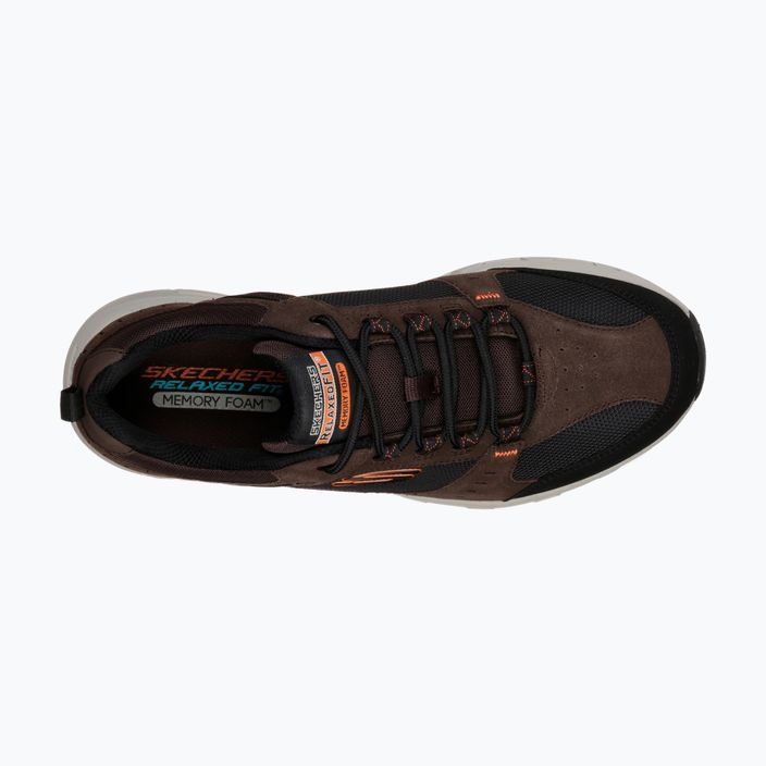 SKECHERS Oak Canyon pantofi de trekking pentru bărbați ciocolată/negru 11