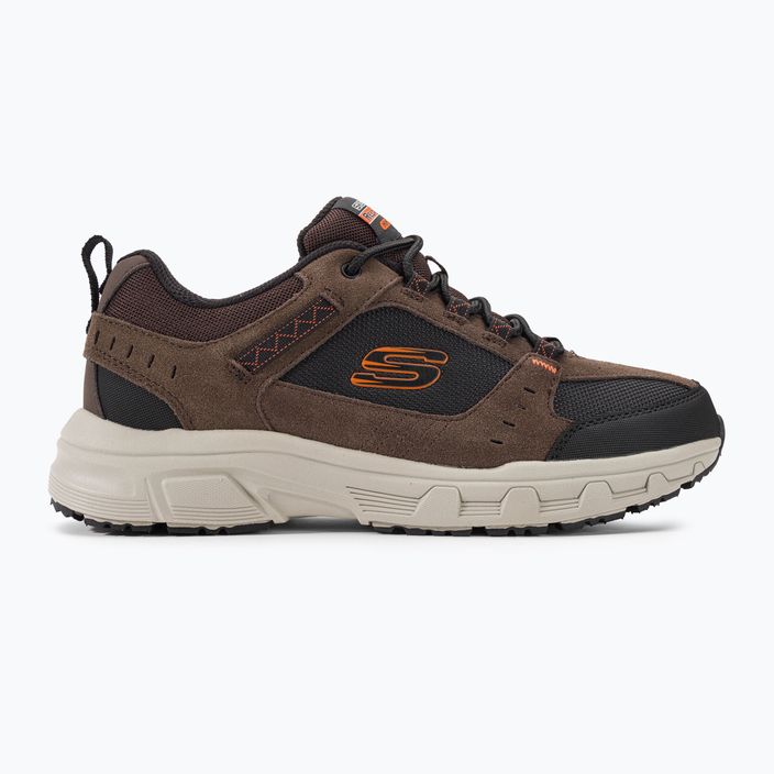 SKECHERS Oak Canyon pantofi de trekking pentru bărbați ciocolată/negru 2