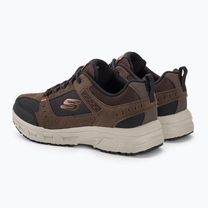 SKECHERS Oak Canyon pantofi de trekking pentru bărbați ciocolată/negru 3