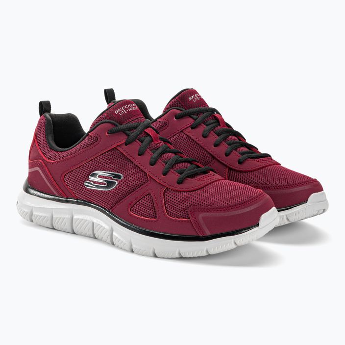 Pantofi de antrenament pentru bărbați SKECHERS Track Scrolic roșu 4